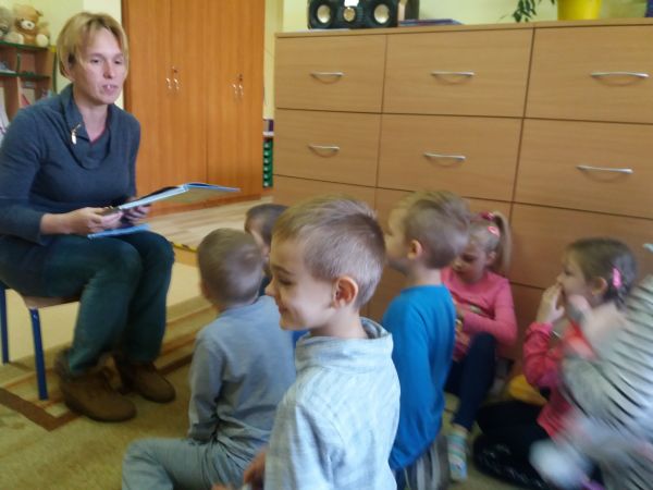 Akcja "Rodzinne Czytanie" w oddziale przedszkolnym